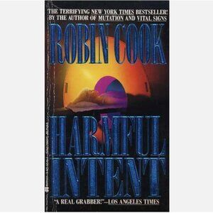 Harmful Intent (A Medical Thriller) by Robin Cook 1991, Paperback